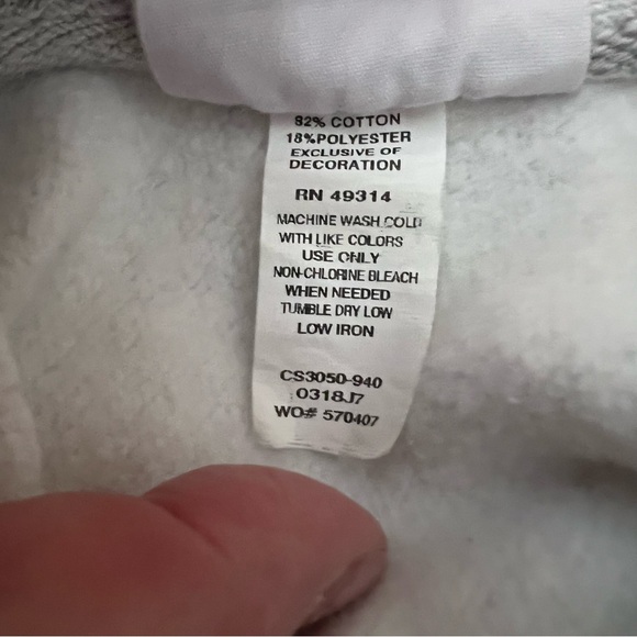 Vtg University of Nebraska Cornhuskers Crewneck Men’s L Champion Reverse Weave - Picture 5 of 5